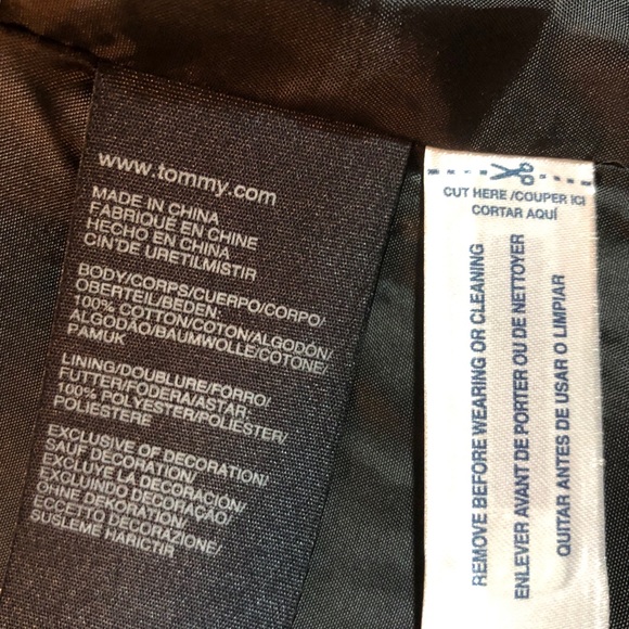 Tommy Hilfiger Black Velvet / white polka dot jacket - impulse purchase 12 -NWOT - Picture 8 of 11